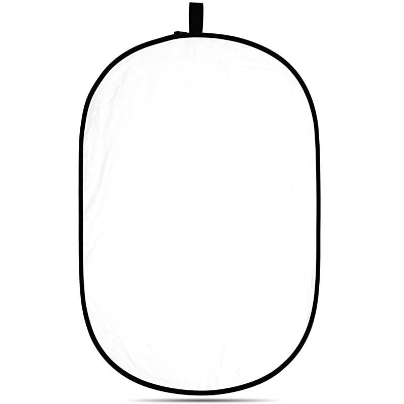 Portable 5 in 1 59x79150x200cm Translucent Silver Gold White and Black Collapsible Round Multi Disc Light Reflector for Studio or any Photography Situation