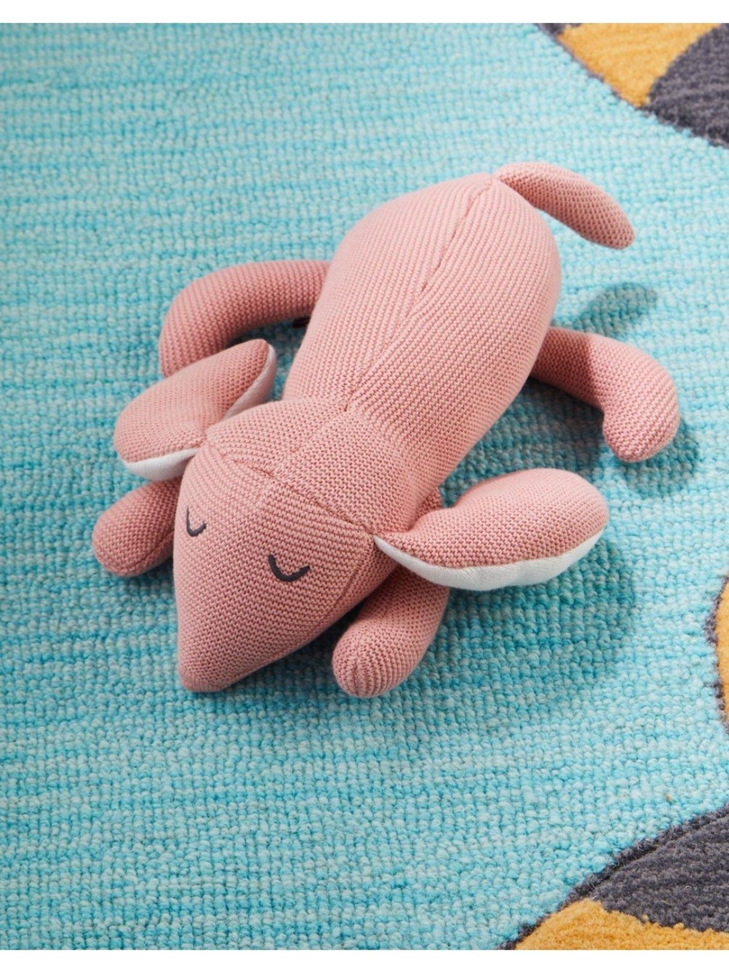 Fabindia Fabkids Toys Pink Cotton Dog Toy