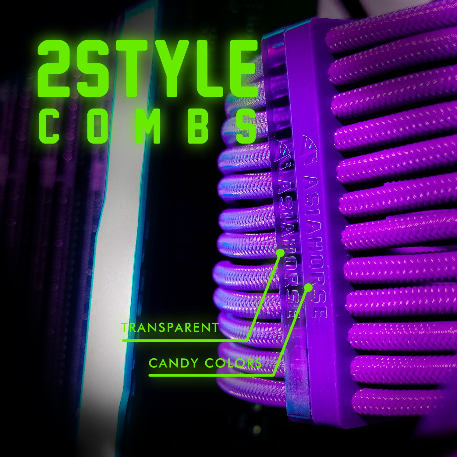 Graphics Card 6+2Pin 8Pin Male to Male Adapter Power Cable for Great Wall Dragon Module Power Supply with Net Cover,Black,about 58cm