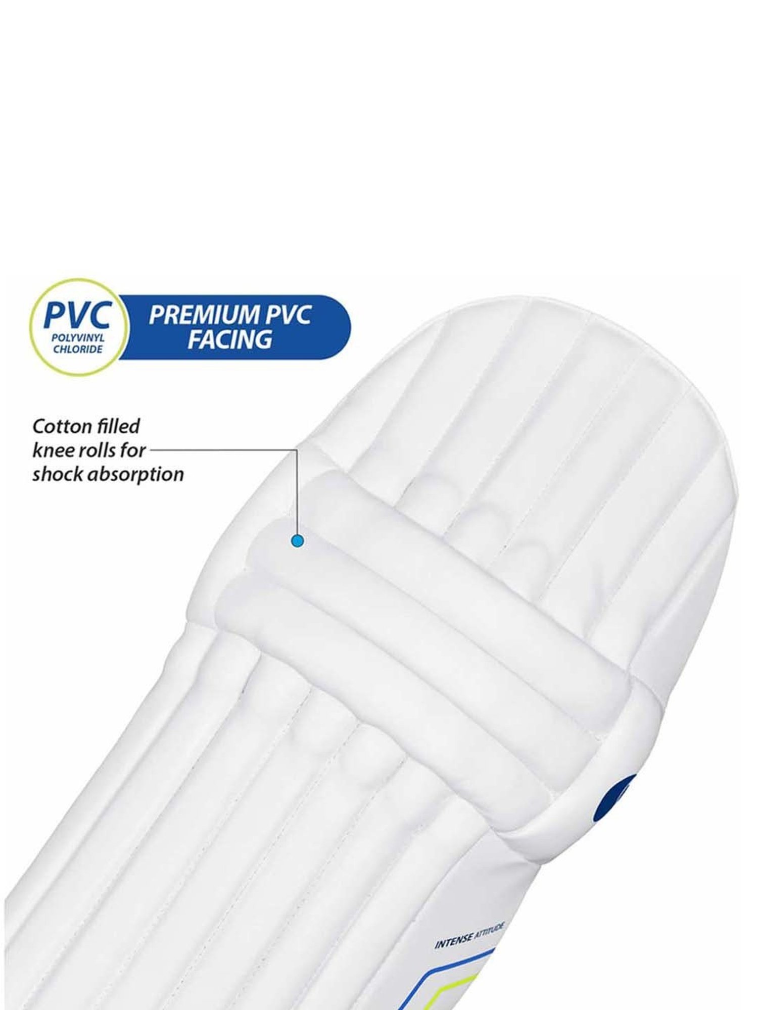 DSC Intense Attitude Cricket Batting Legguard Size - Youth-Left