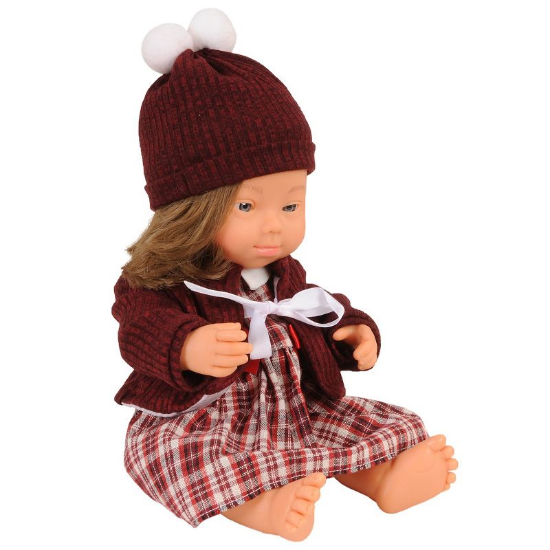 Miniland Girl Doll with Down Syndrome - 15" Doll with Outfit
