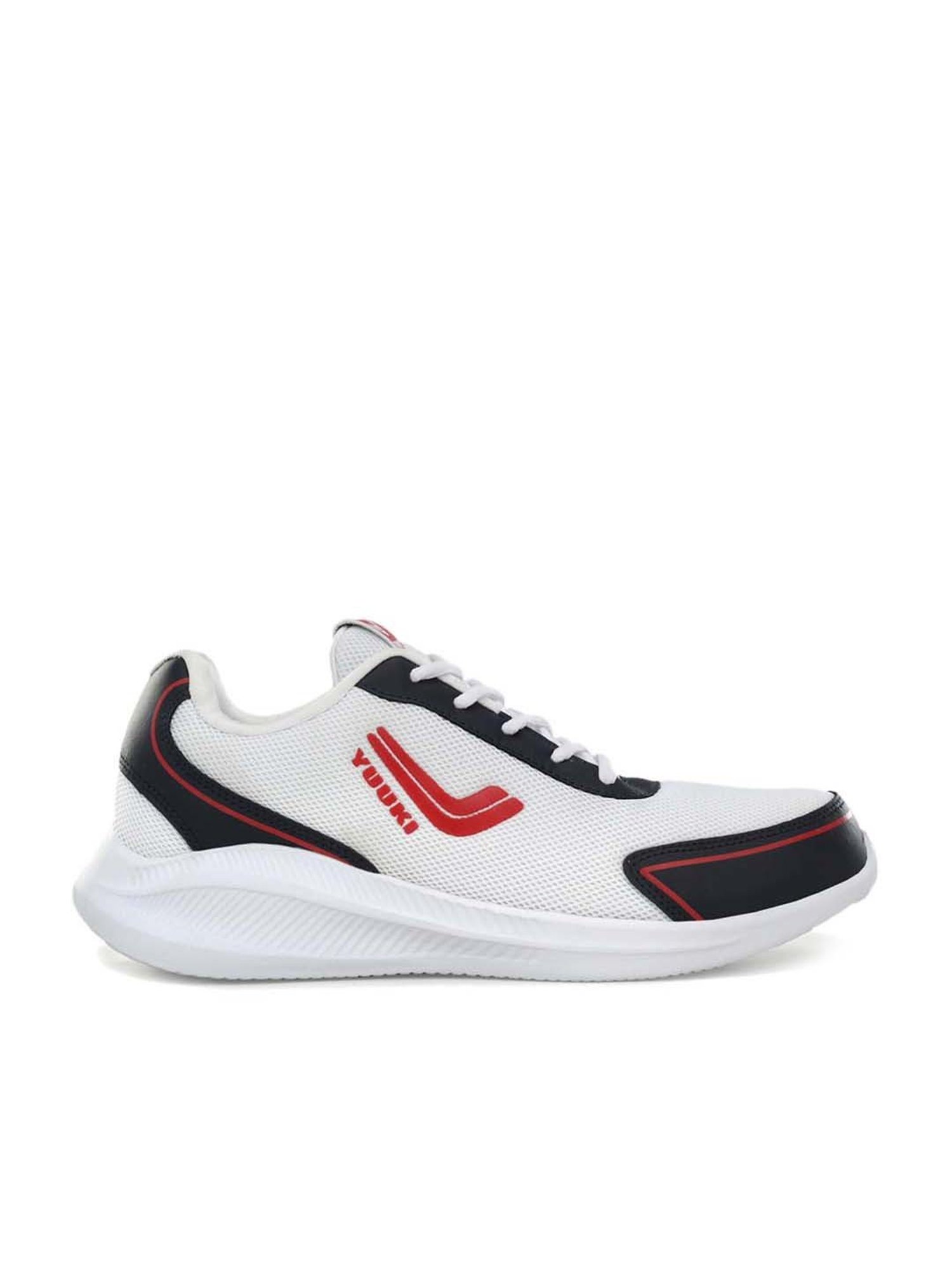 Yuuki Men's ALPHA RUN White Running Shoes