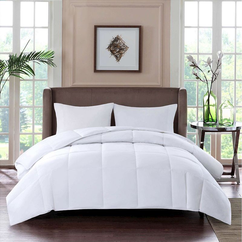 Microfiber Down Comforter (King) White - Kathy Ireland