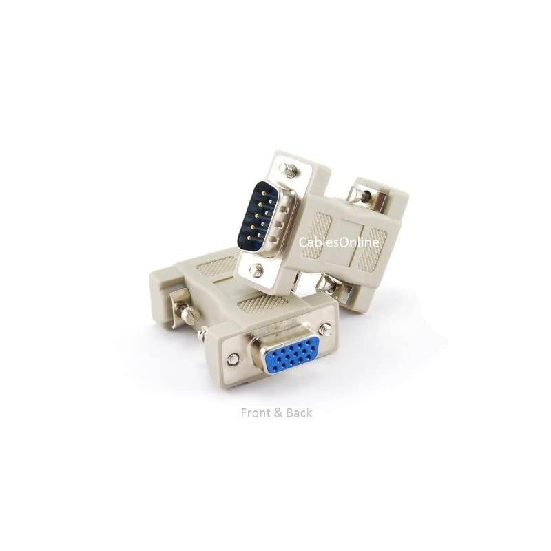 DB9 Male to HD15 VGA Female Multisync Video Adapter ADV02
