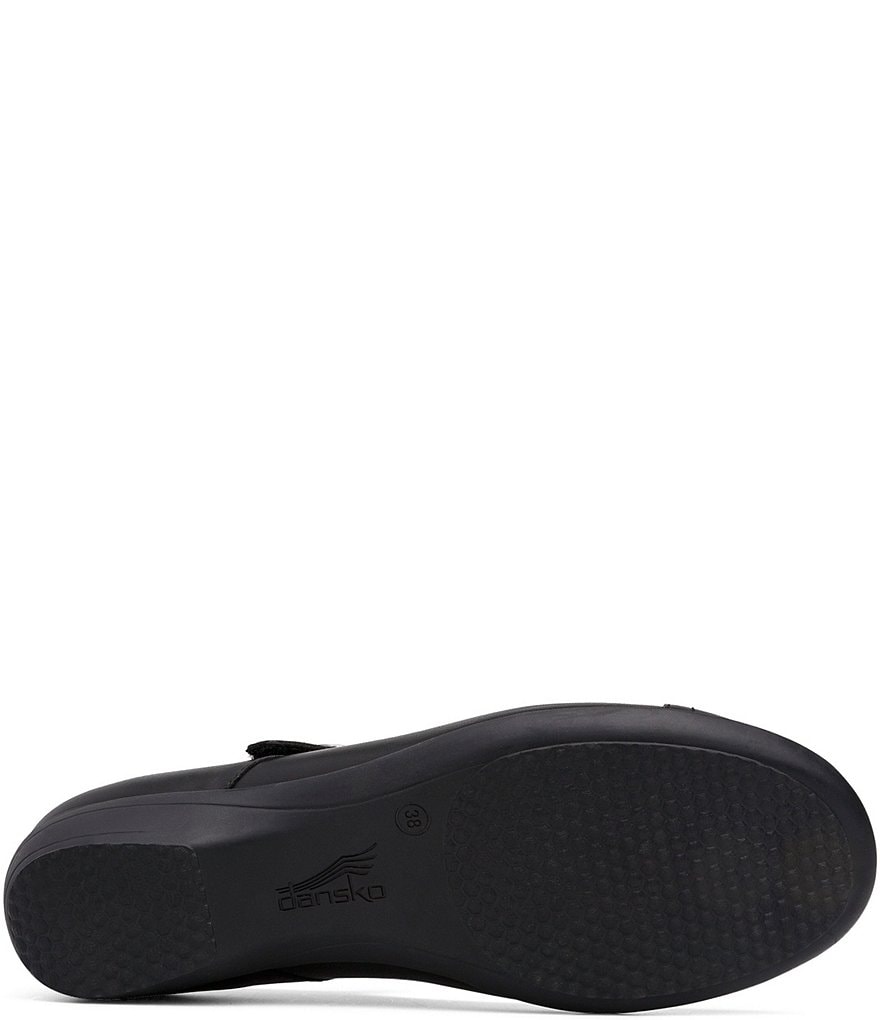 Deltan Tessa Croc-Embossed T-Strap Block Heel Pumps