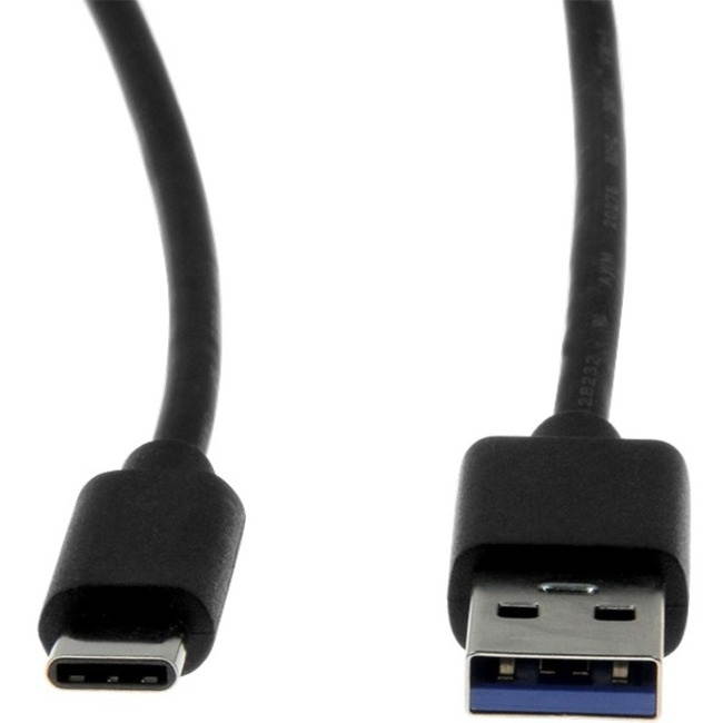 ROCSTOR Y10C145-B1 3FT/1M USB-C TO USB-A CABLE M/M
