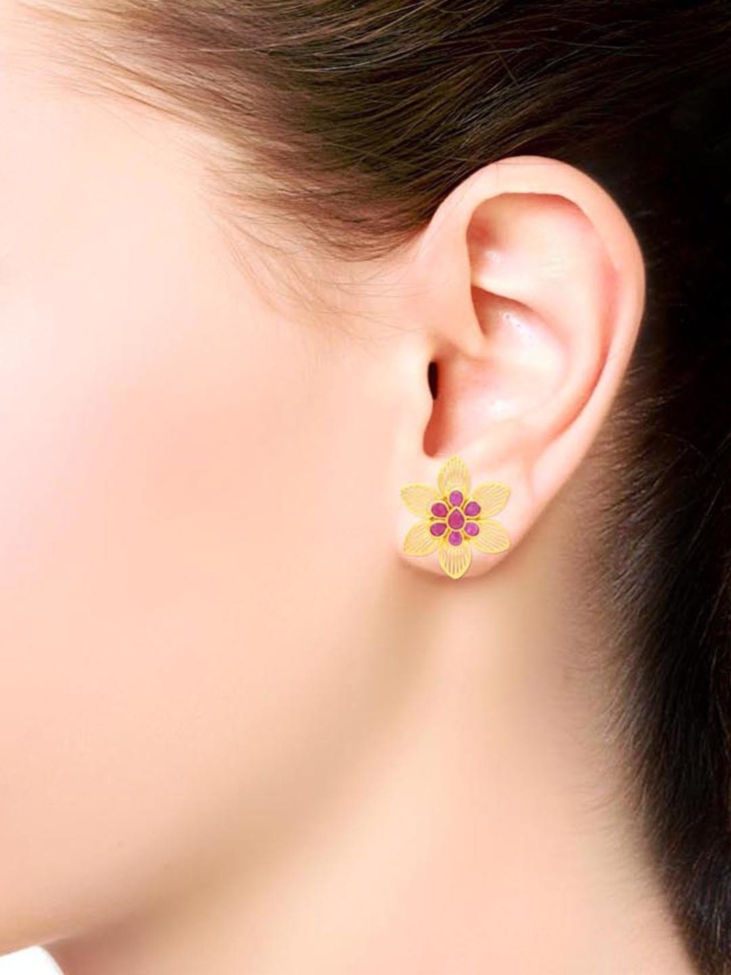 Malabar Gold and Diamonds 22k Gold Earrings for Women