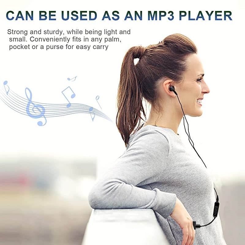 Recorder, Mini Activated Recorder, 8GB Memory Audio Recorders, Recording Device w/USB Rechargeable and MP3 Functions, Ideal for Lectures, Meetings, Interviews, Up to 96 Hours