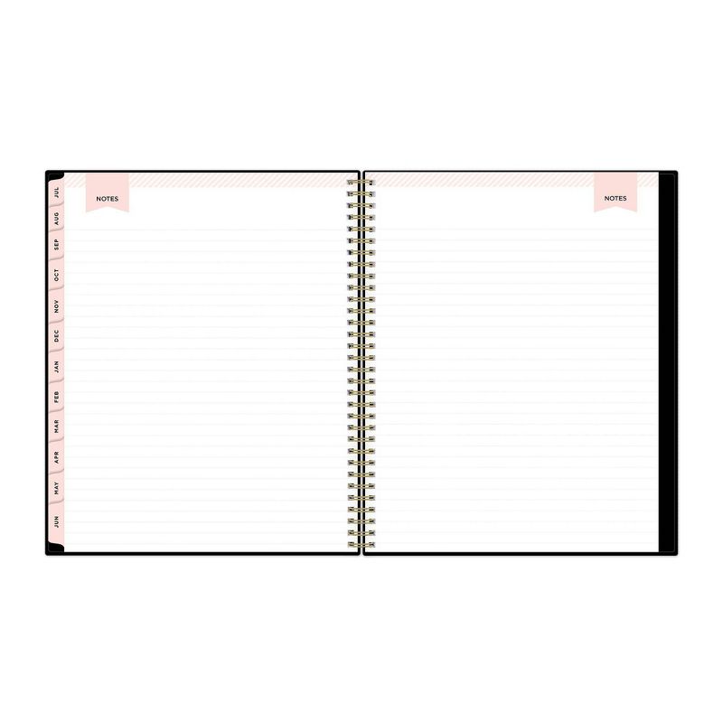 2021-22 Academic Planner 8.5" x 11" Flexible Plastic Cover Weekly/Monthly Wirebound Black - Day Designer