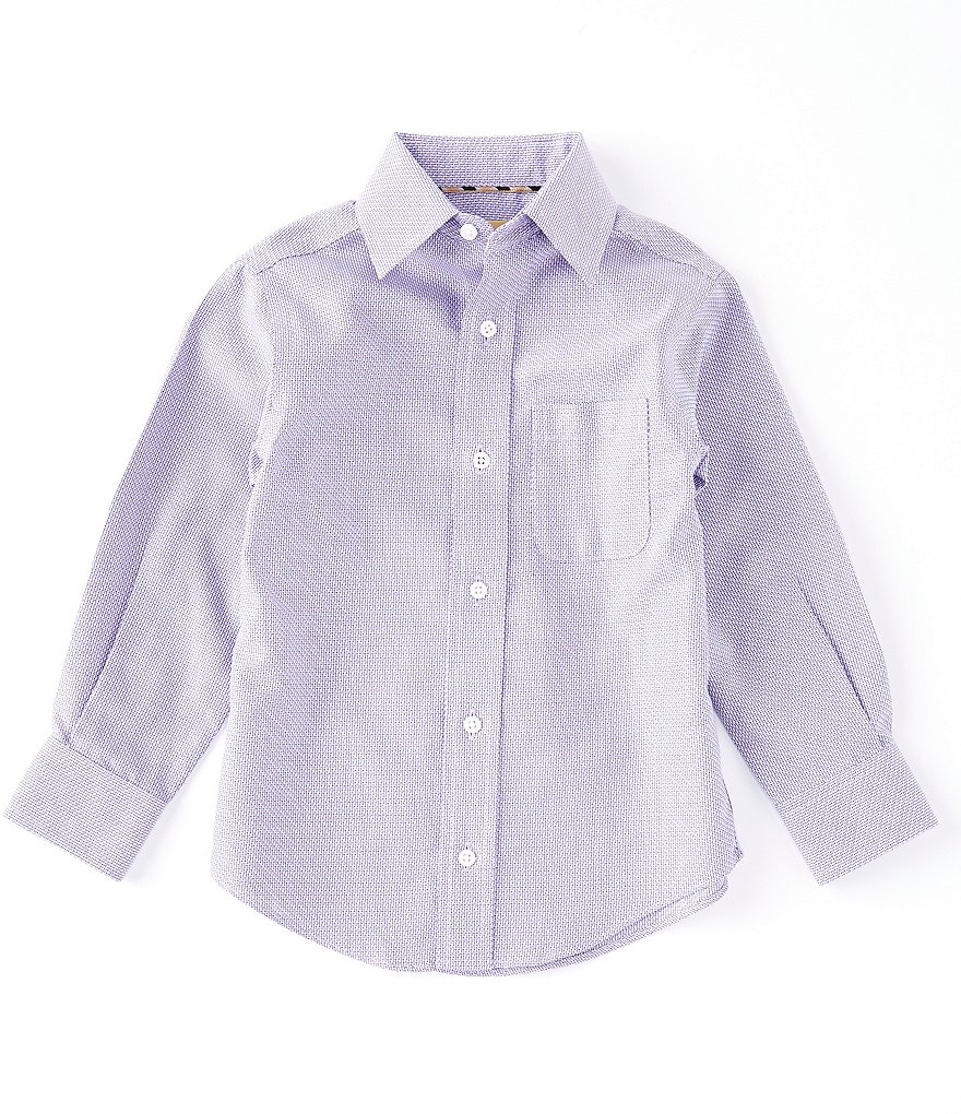 Class Club Gold Label Little Boys 2T-7 Long-Sleeve Non-Iron Texture Dress Shirt