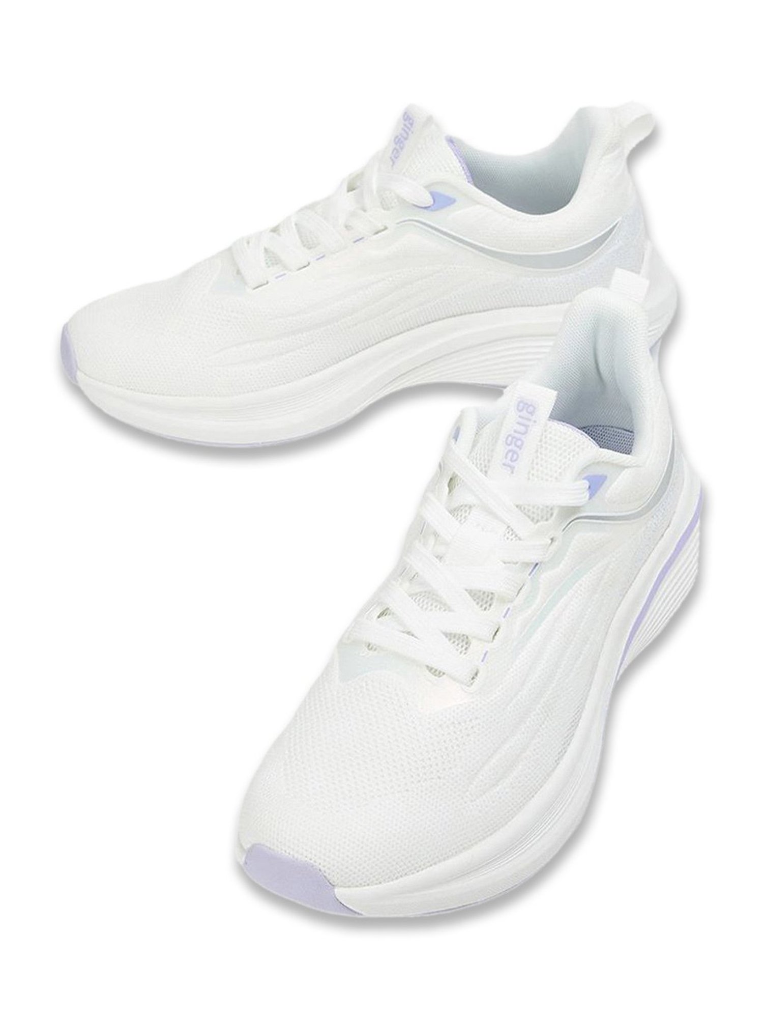 Ginger by Lifestyle Women's White Running Shoes