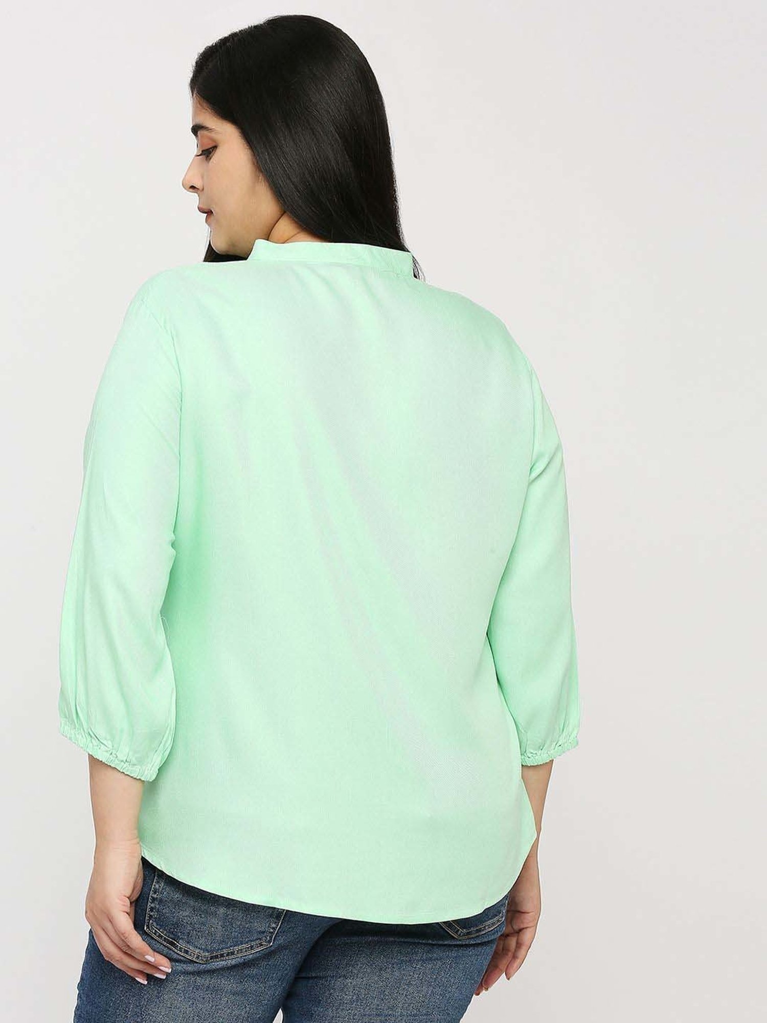 Style Quotient Green Regular Fit Shirt