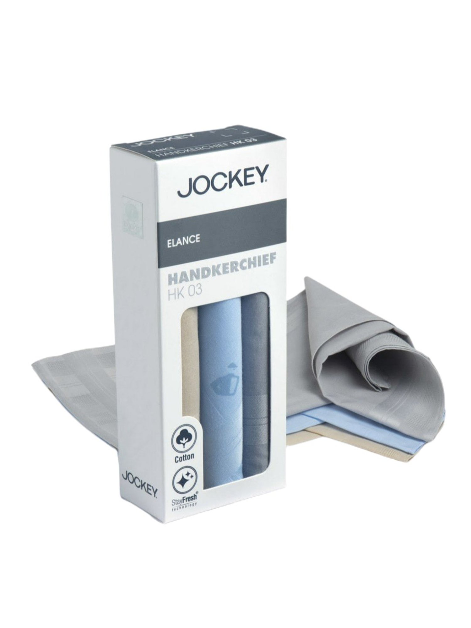 Jockey White Handkerchief Pack of 3