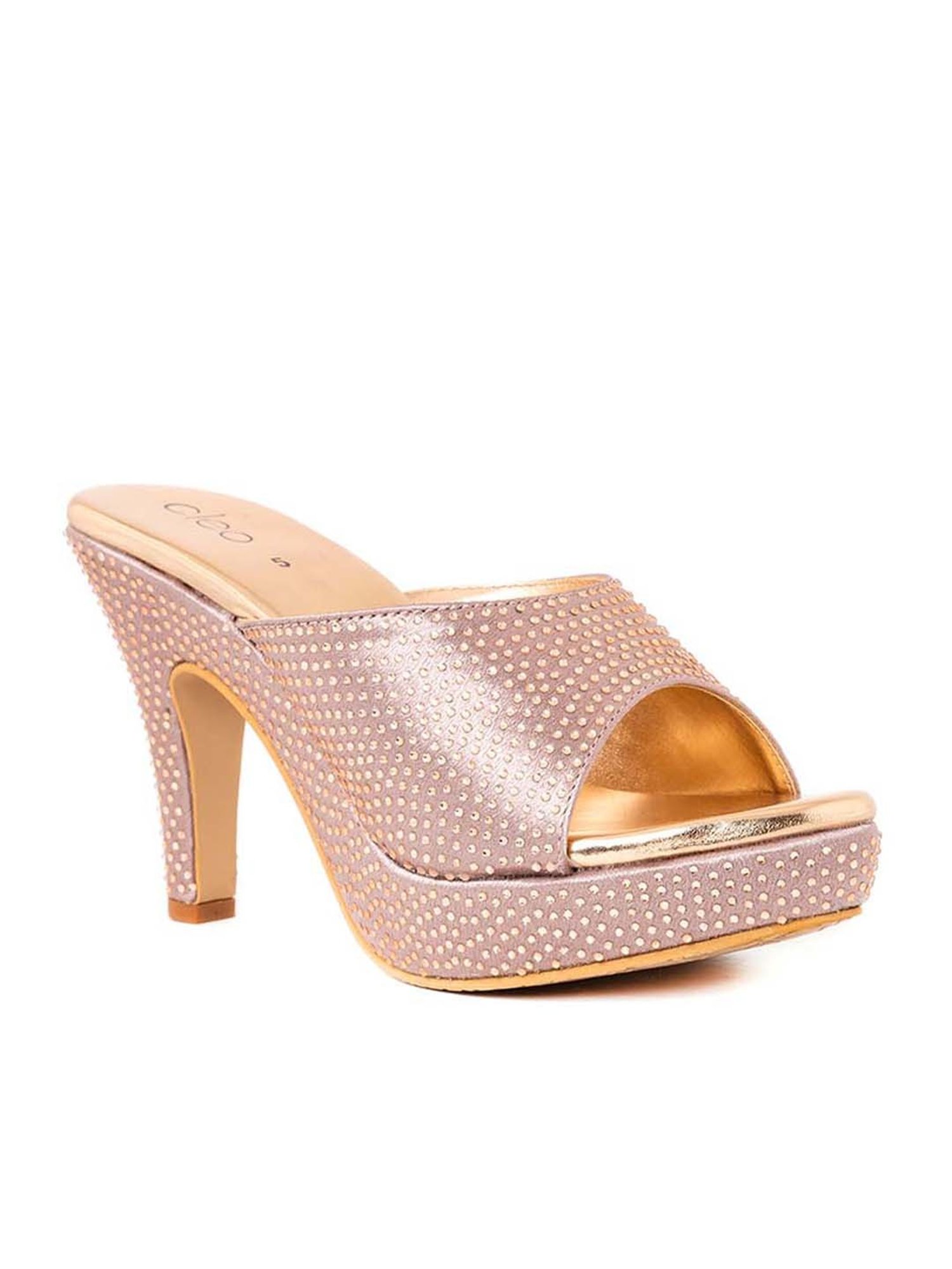Cleo by Khadims Women's Pink Casual Stilettos
