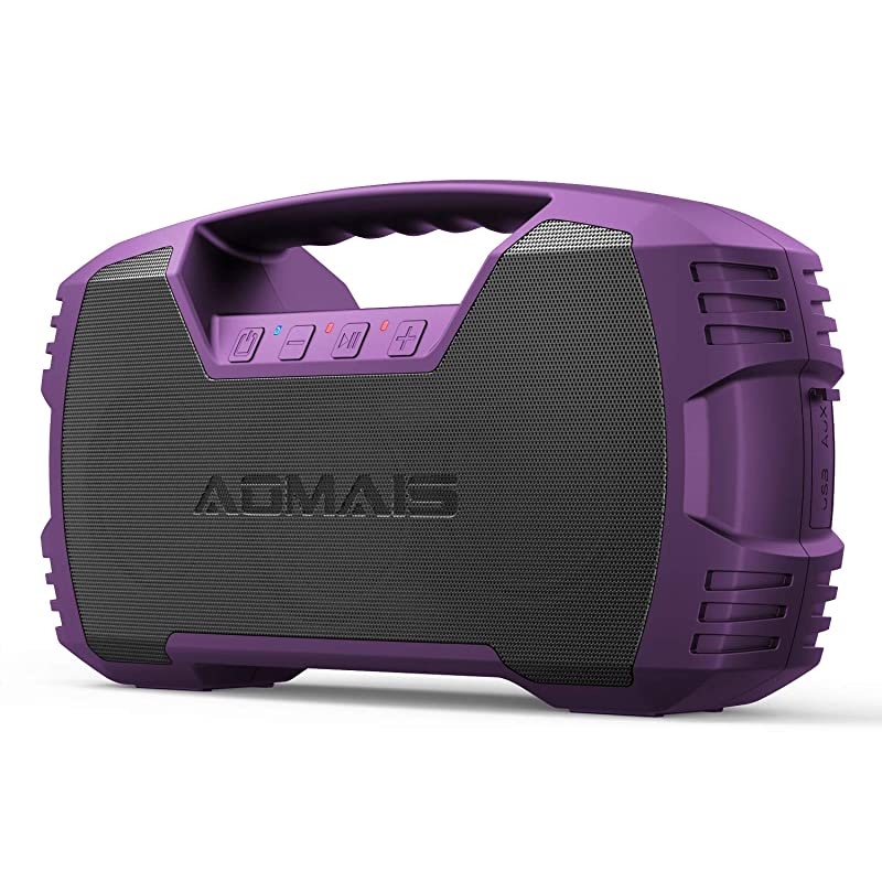GO Bluetooth Speakers 40H Playtime Outdoor Portable Speaker 40W Stereo Sound Rich Bass IPX7 Waterproof Bluetooth 50 Wireless Pairing10000mAh Power Bank for Party TravelPurple2020 New