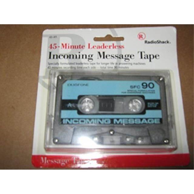 45 Minute Leaderless Incoming Message Tape for Answering Machine 430-0411