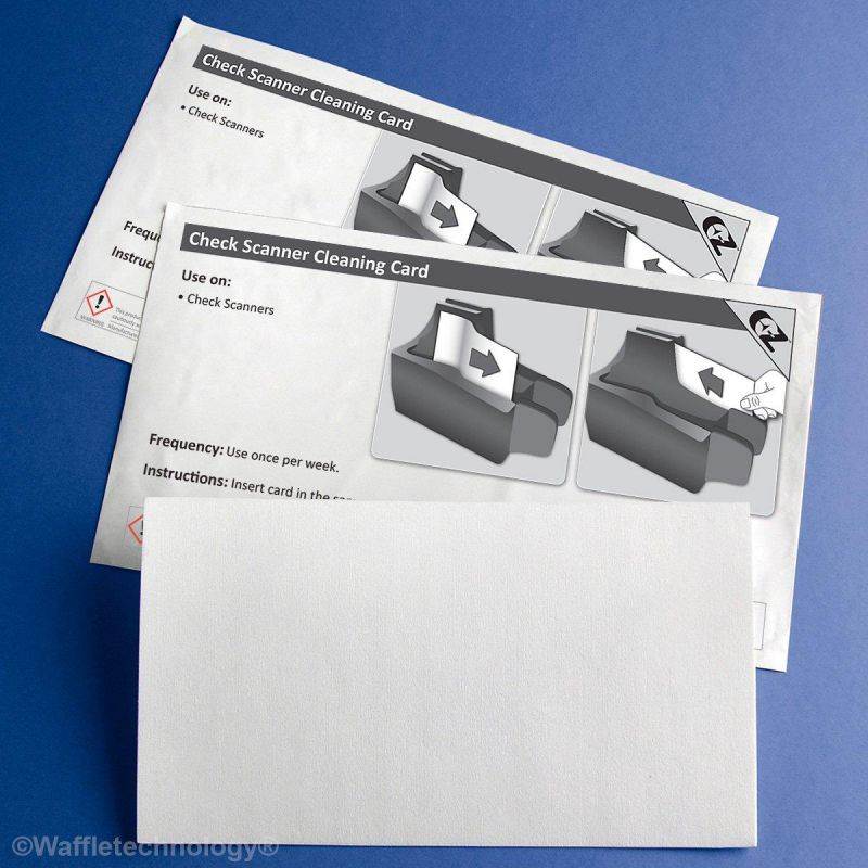 Check Scanner Cleaning Cards (50)