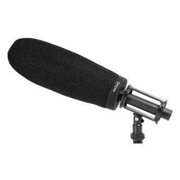Movo WST220 Professional Premium Quality Ballistic Nylon Windscreen with Acoustic Foam Technology for Shotgun Microphones up to 20cm Long (Fits Rode NTG-3)