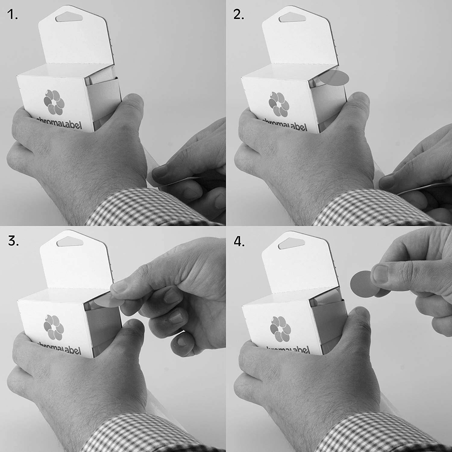 ChromaLabel 1 inch Color-Code Dot Labels | 1,000/Dispenser Box (Charteuse)