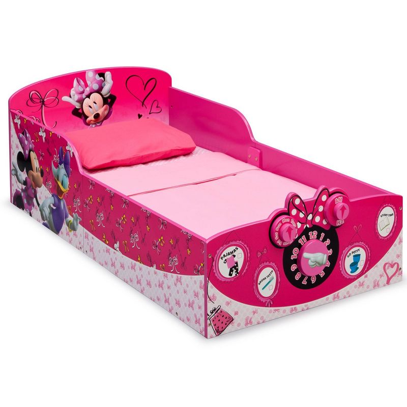 Toddler Disney Minnie Mouse Interactive Wood Bed - Delta Children