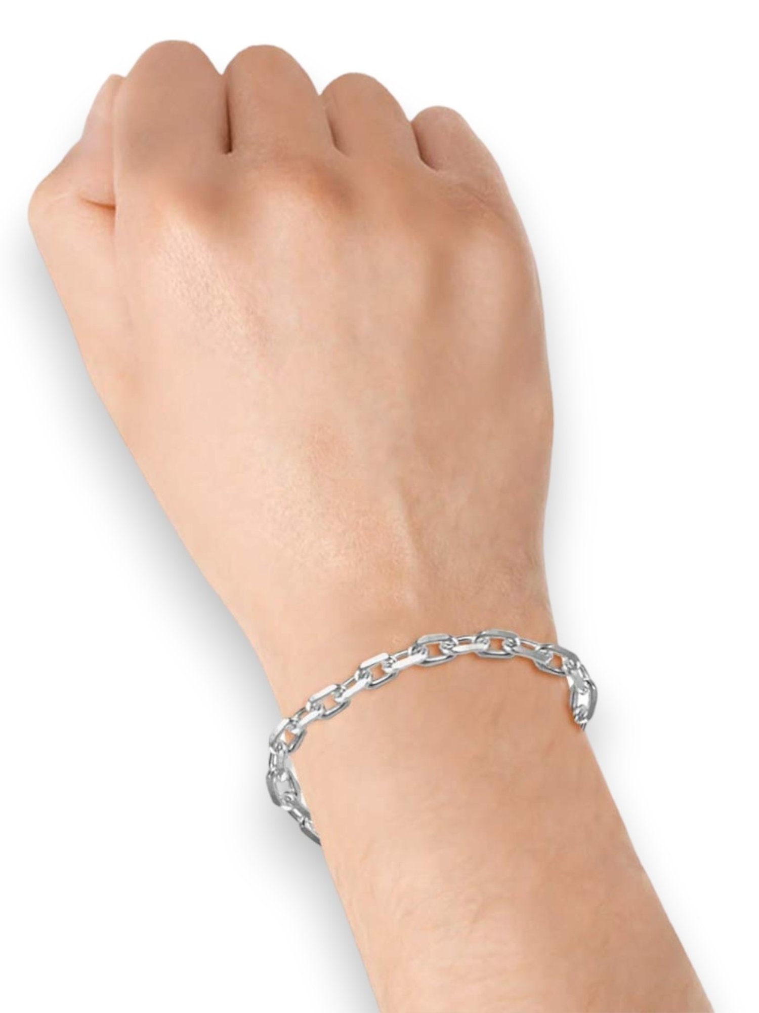 Clara Enzo 92.5 Sterling Silver Swarovski Zirconia Bracelet