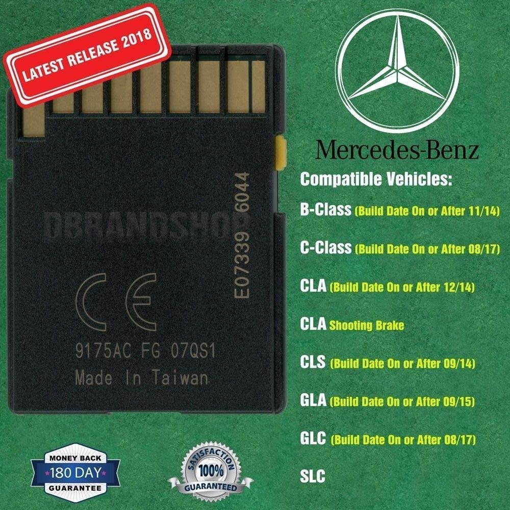 New SD Card Garmin Map Pilot 2018 2019 Mercedes-Benz Navigation Part A2189063003
