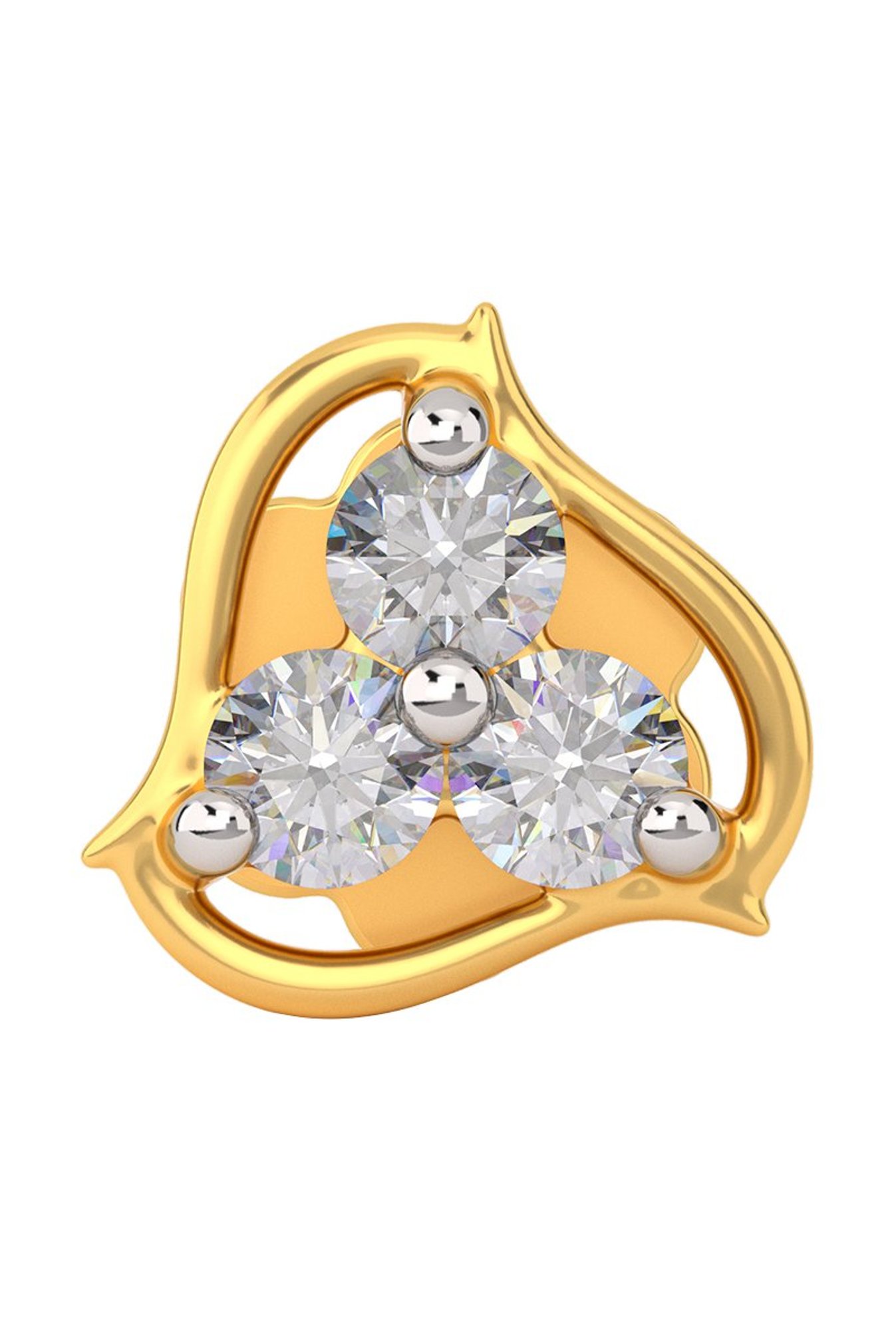 Joyalukkas 18k Gold & Diamond Nosepin