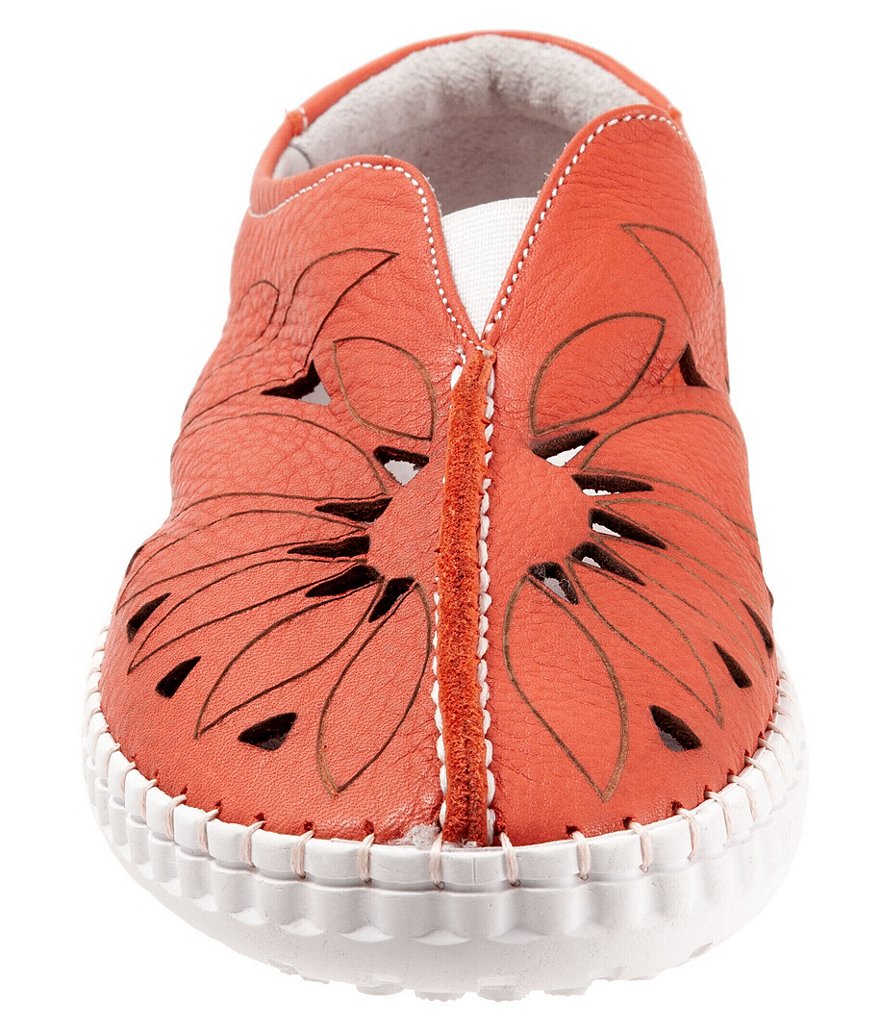 Bueno Labella Floral Laser Cut Slip-Ons