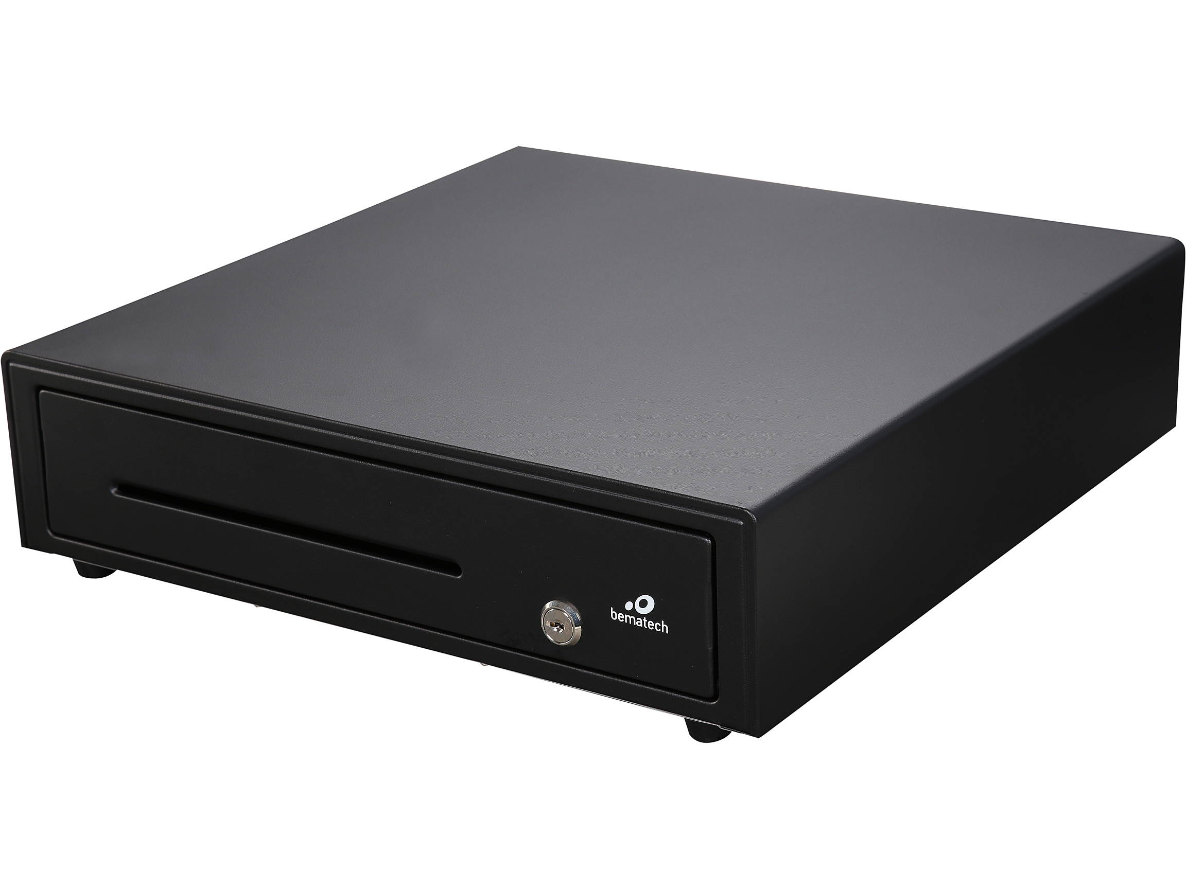 Logic Controls CD415 Economy Cash Drawer, Hardwired RJ12, Compatible with Epson or Star Printers, 16" x 16" x 4.5", Black