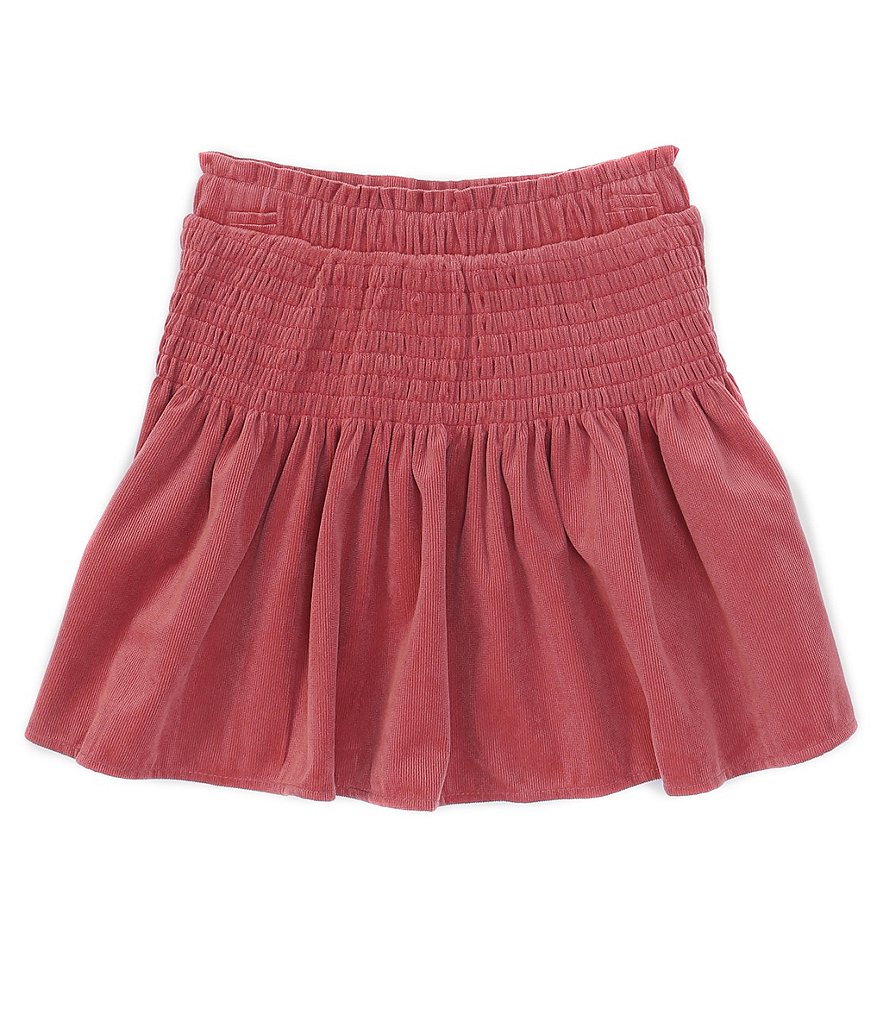 I.N. Girl Big Girls 7-16 Button-Front Denim A-Line Skirt