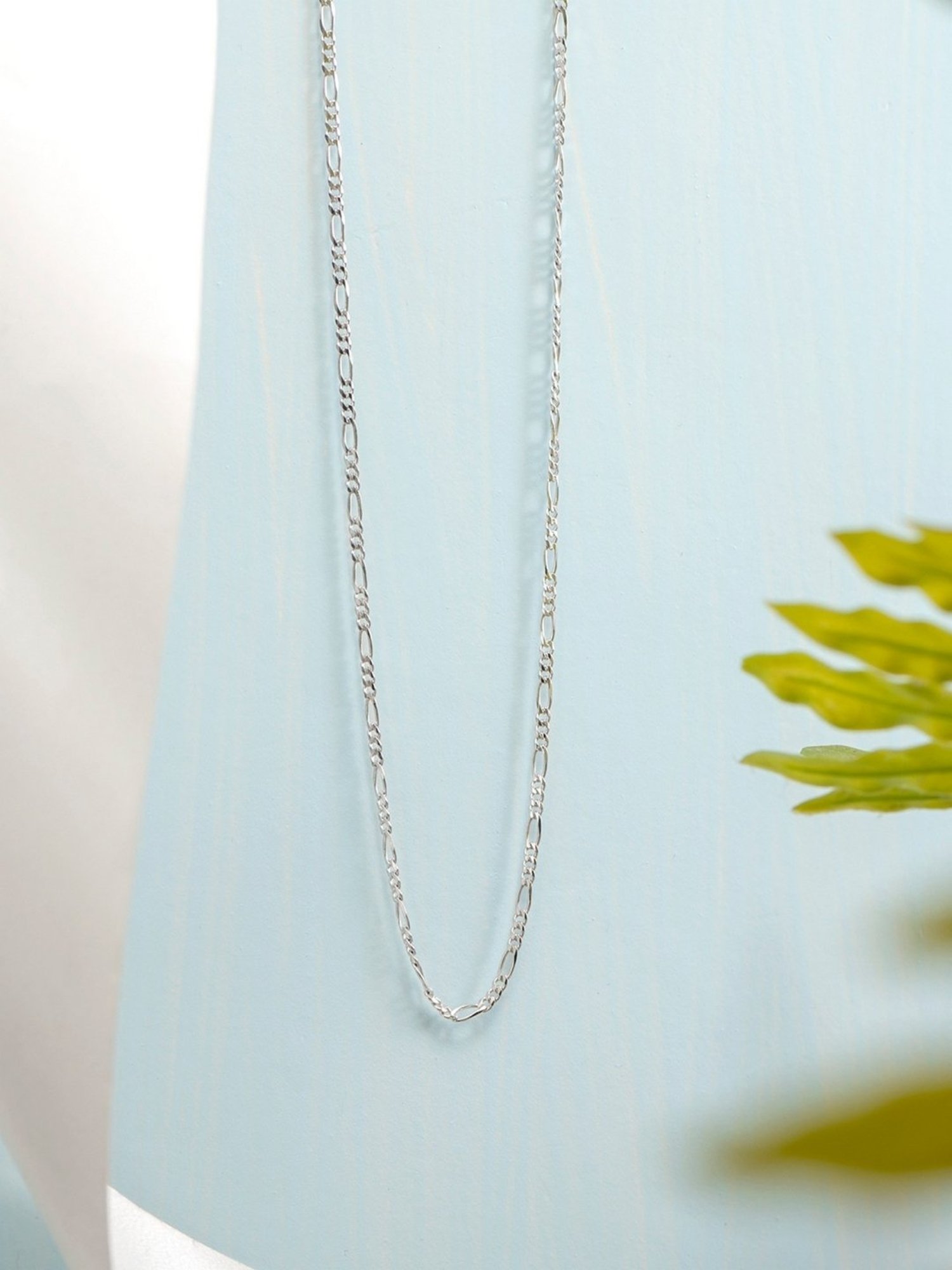 Zavya Sleek and Modern Golden Plated 92.5 Sterling Silver Box Chain