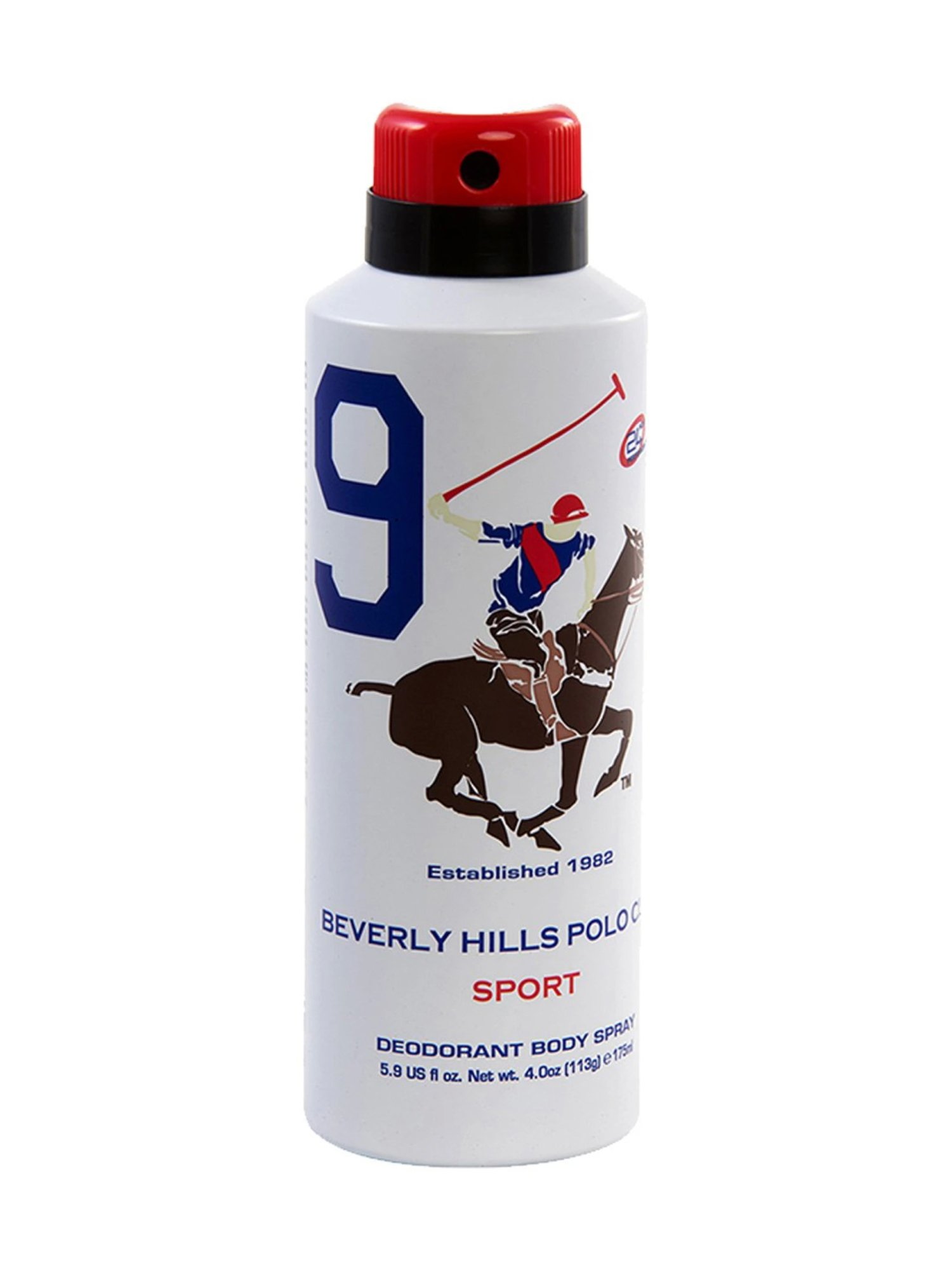 Beverly Hills Polo Club Sport No.9 Gift Set for Men with Eau De Toilette & Sport Deo