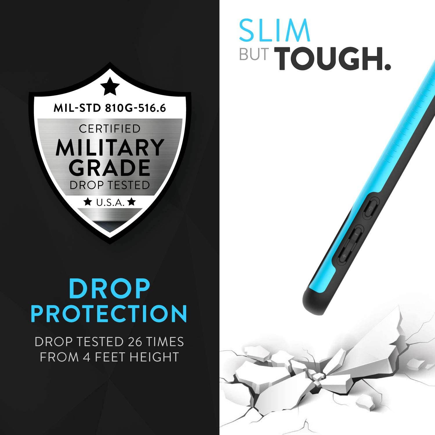 TUDIA Dual Layer Fit Designed for Moto G Power Case (2020), Motorola G Power Case, [Merge] Rugged Hard Back Heavy Duty Slim Protective Phone Case for Motorola Moto G Power (2020)