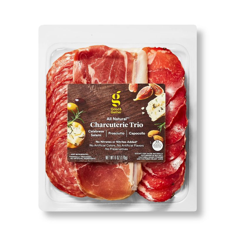Sampler Pack (Calabrese Salami, Prosciutto, Capocollo) - 6oz - Good & Gather™