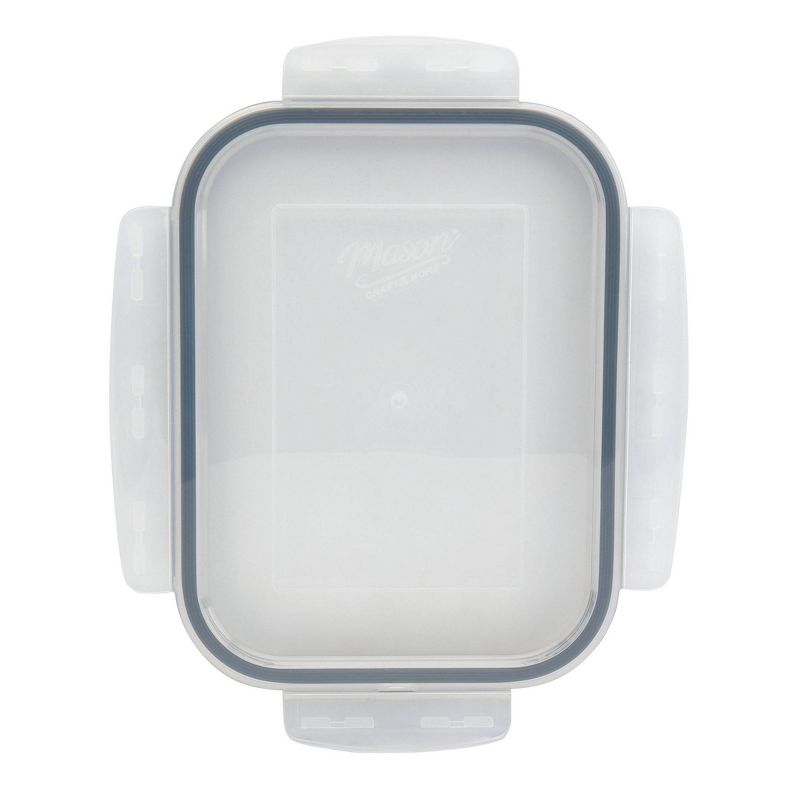 Mason Craft & More Set of 2 Rectangular Food Storage Containers with Lids