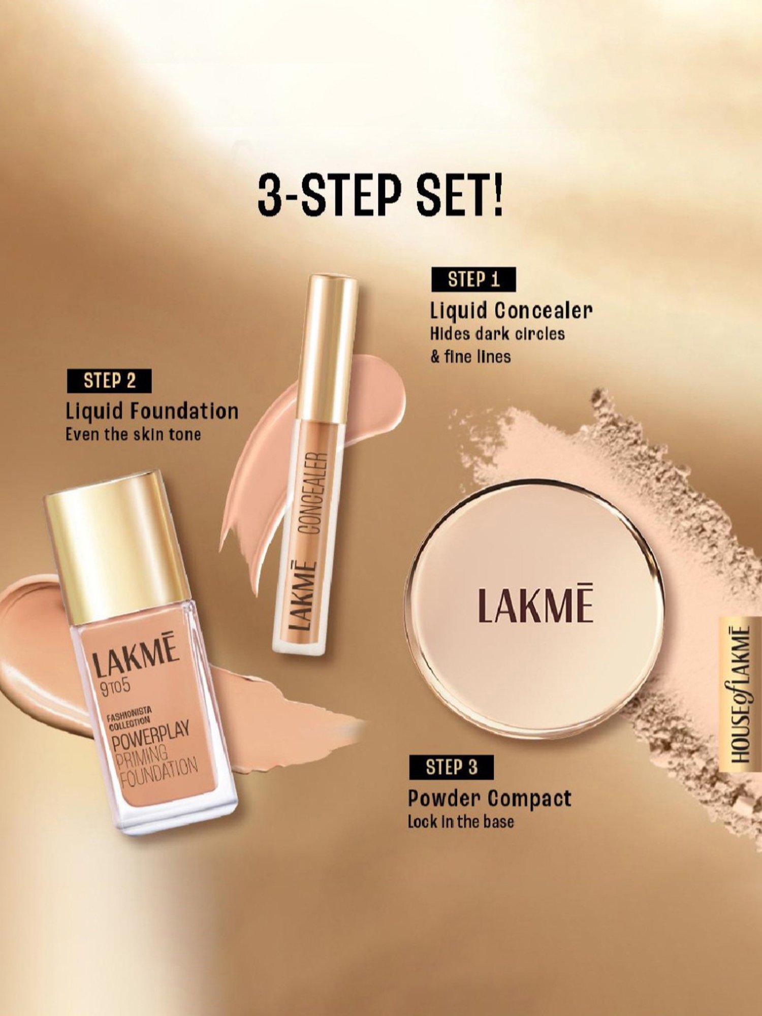 Lakme Primer + Concealer Cinnamon - 5.4 ml