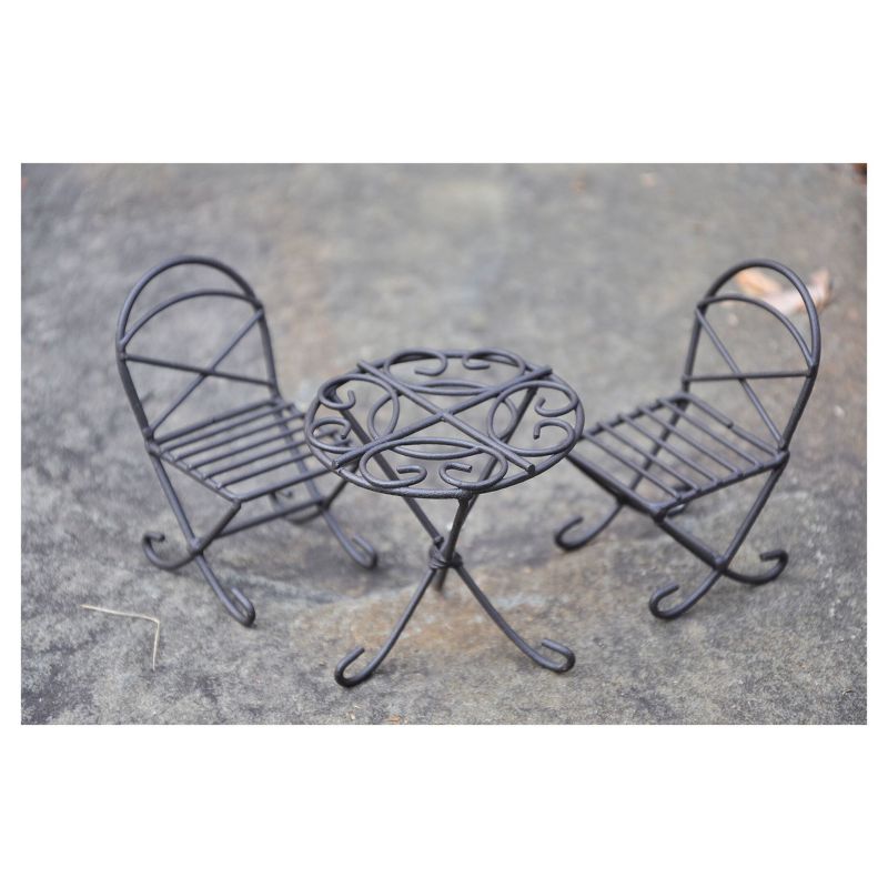 12" Polyester - Lawn Decor Set - Brown - MiniGarden