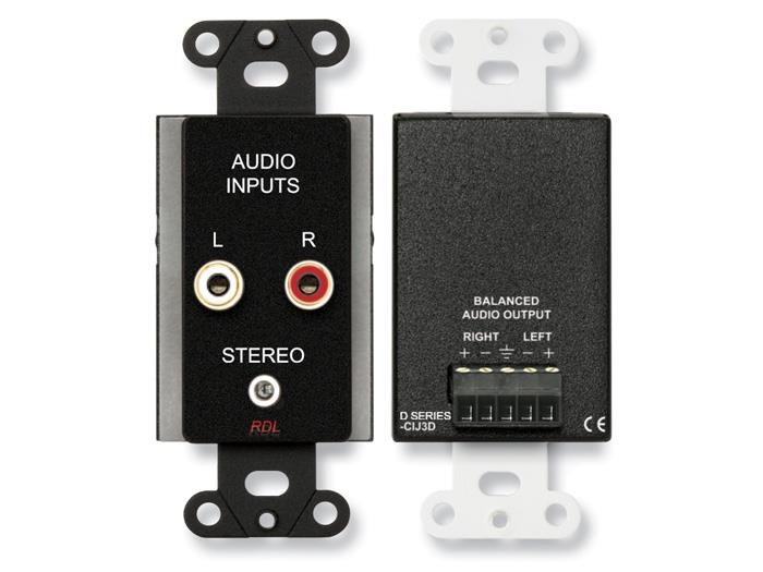 DB-CIJ3D RADIO DESIGN LAB-Z CONSUMER INPUT JACKS - STEREO