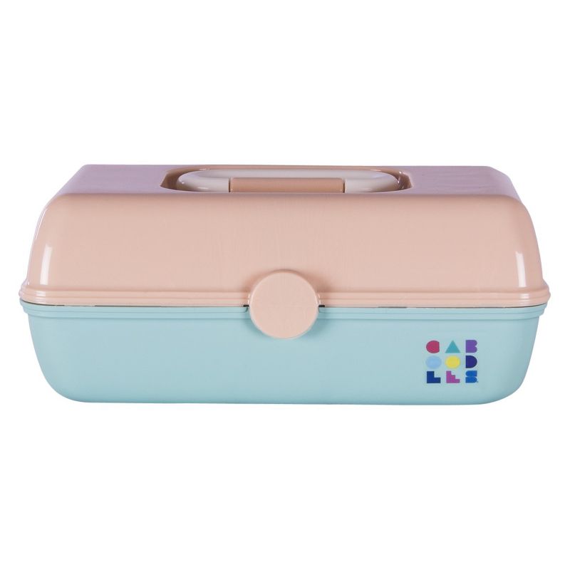 Retro Caboodles Pretty in Petite- Peach/ Seafoam