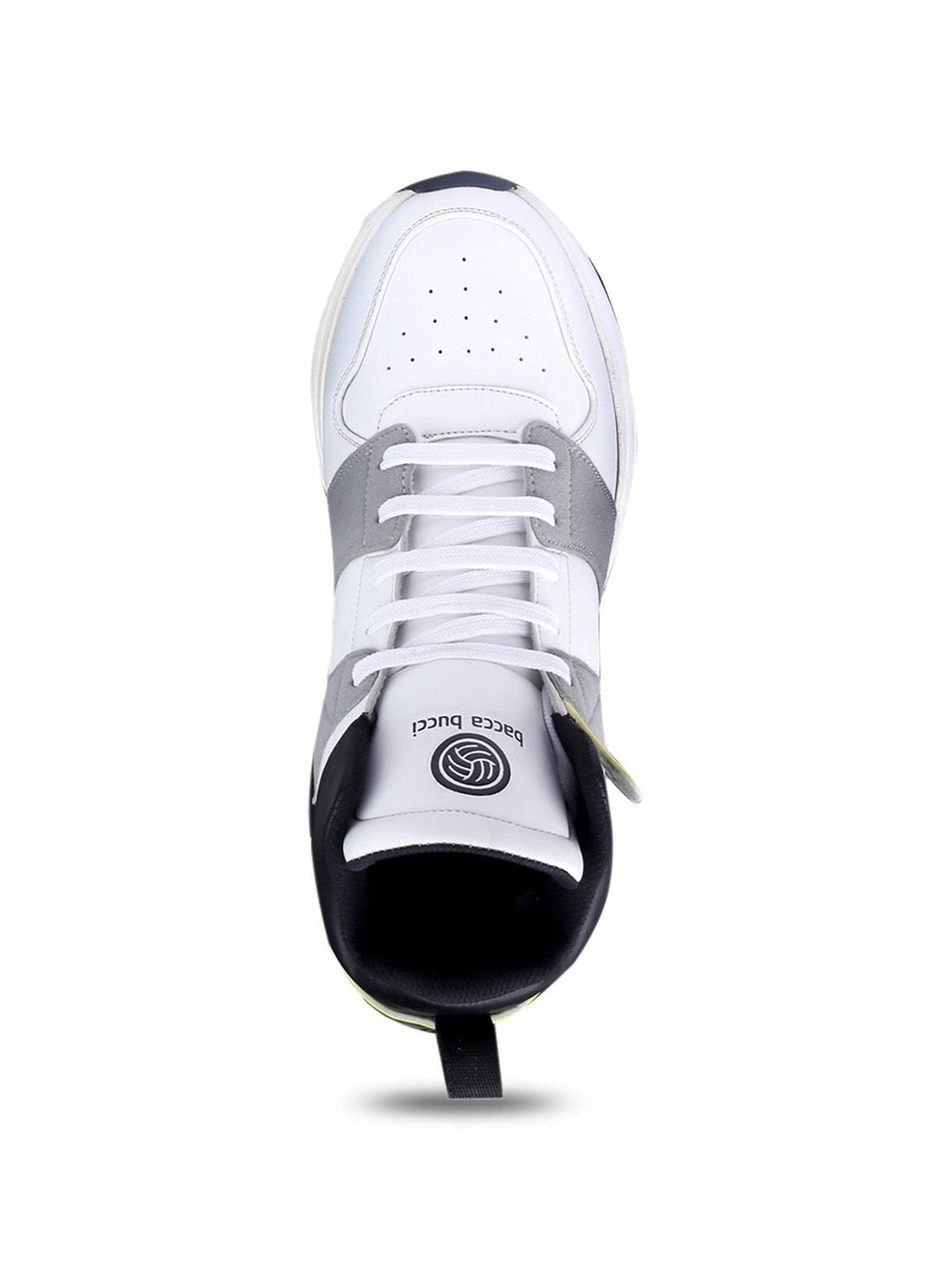 Bacca Bucci Men's UNICORN White Ankle High Sneakers