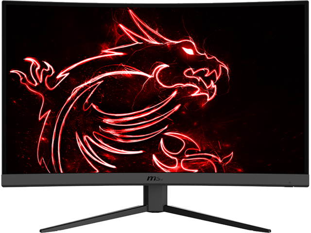 MSI Optix G27C4W 27" Full HD 1920 x 1080 1ms (MPRT) 165Hz 2xHDMI DisplayPort AMD FreeSync Anti-Glare Frameless Backlit LED Curved Gaming Monitor