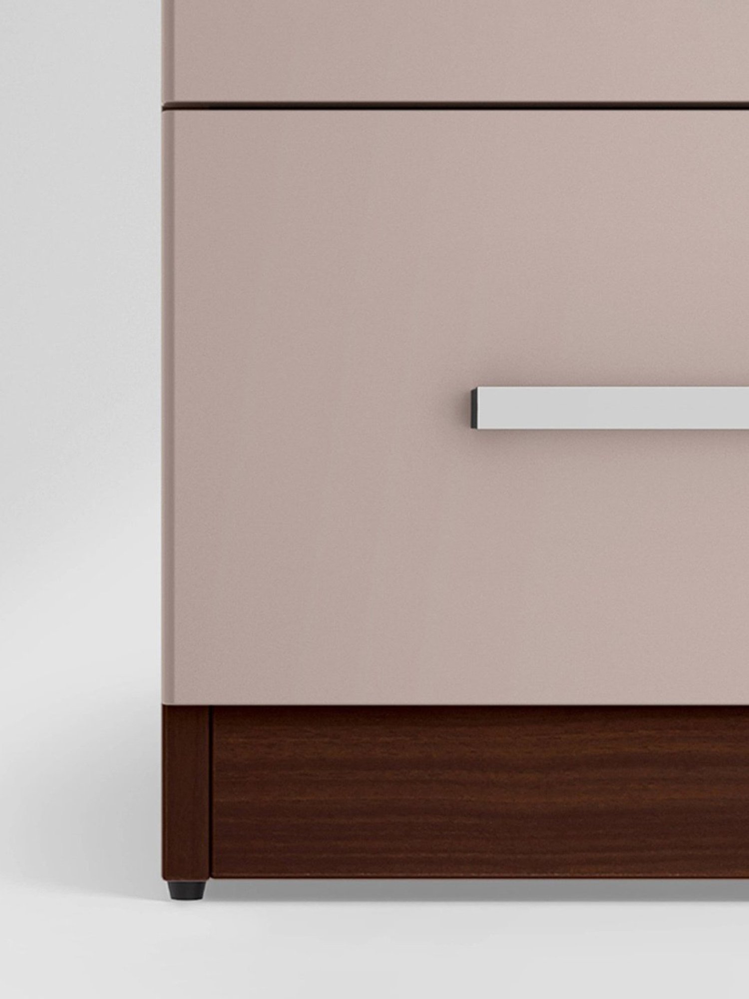 Godrej Interio Morf Brown Engineered Wood Standerd Bedside Table