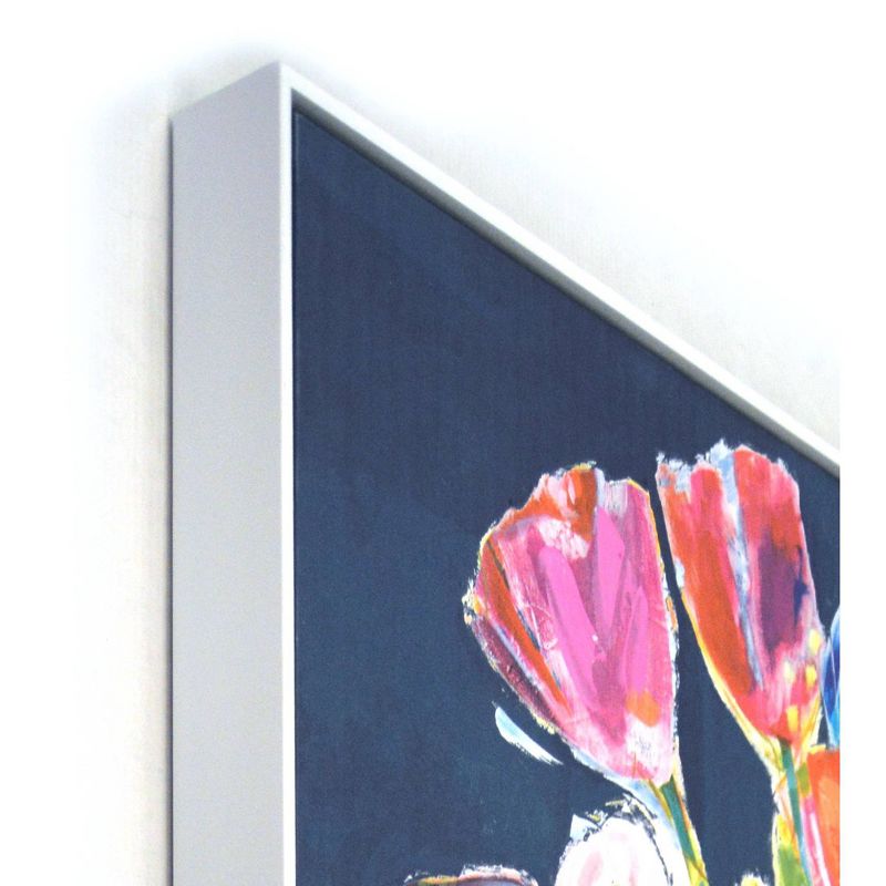 30" x 40" Bright Floral Bouquet Unframed Framed Wall Art - New View