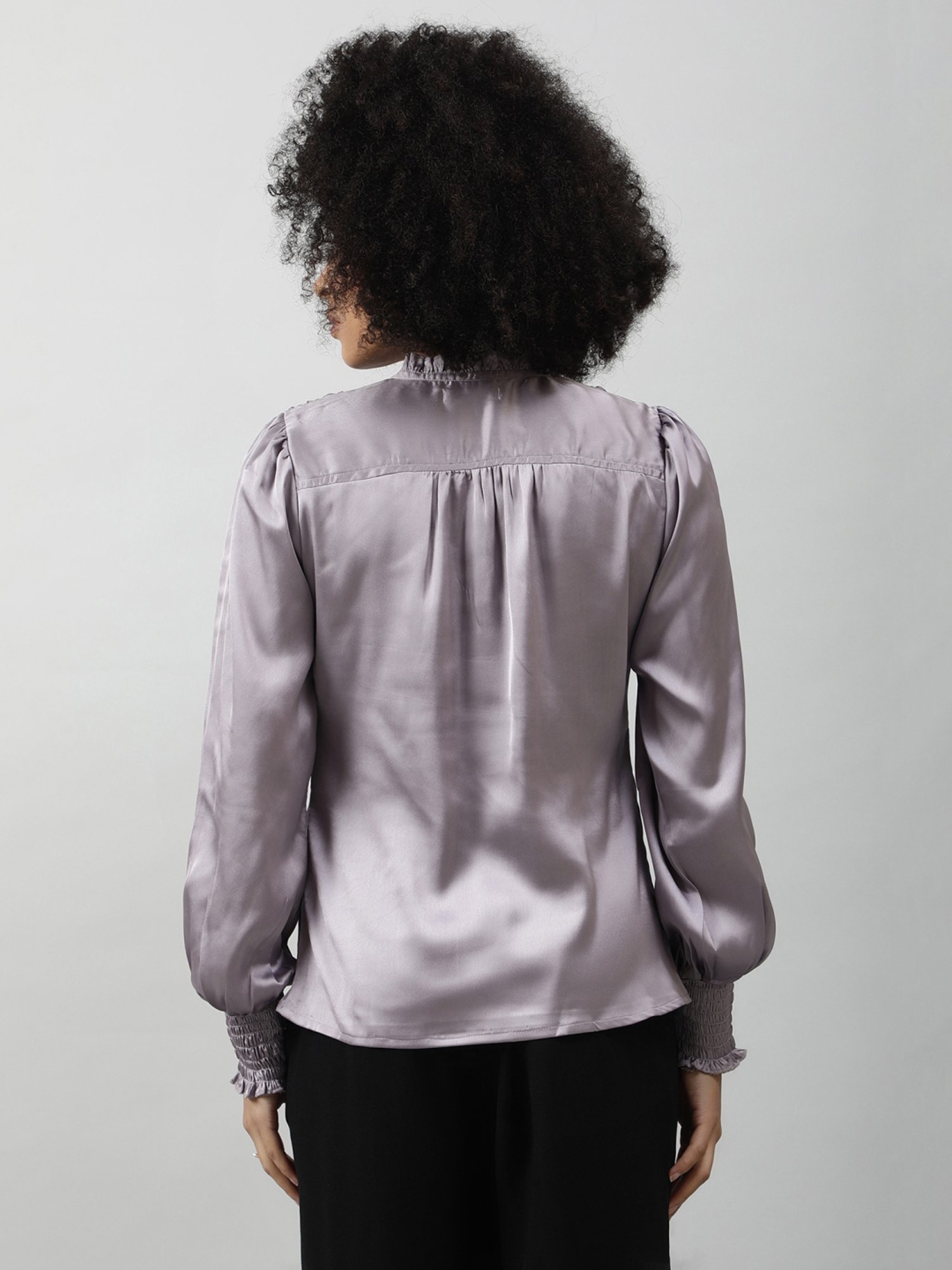 PURYS Purple Relaxed Fit Top