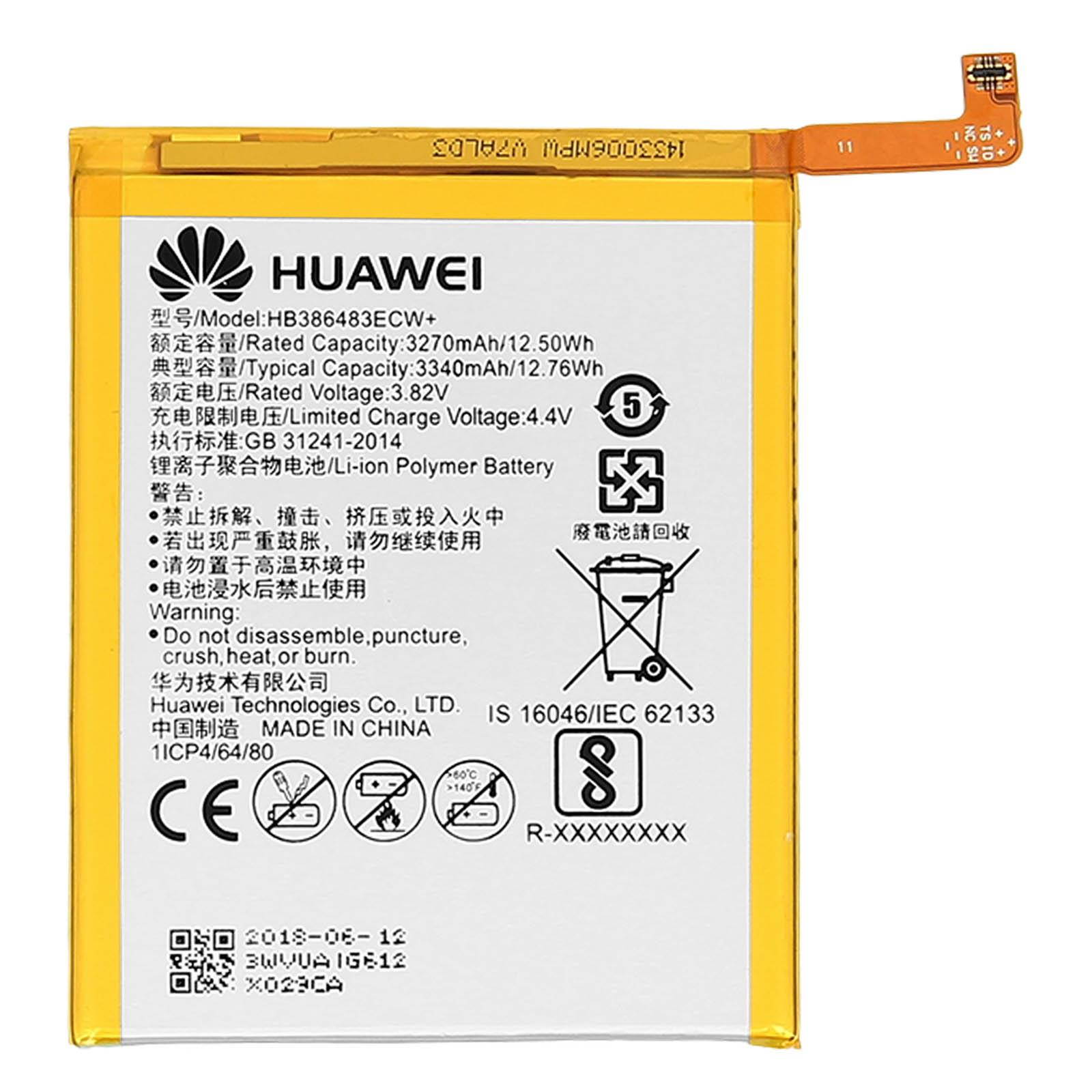 Huawei HB386483ECW+ OEM Original Replacement Battery for Huawei Honor 6X G9 Plus