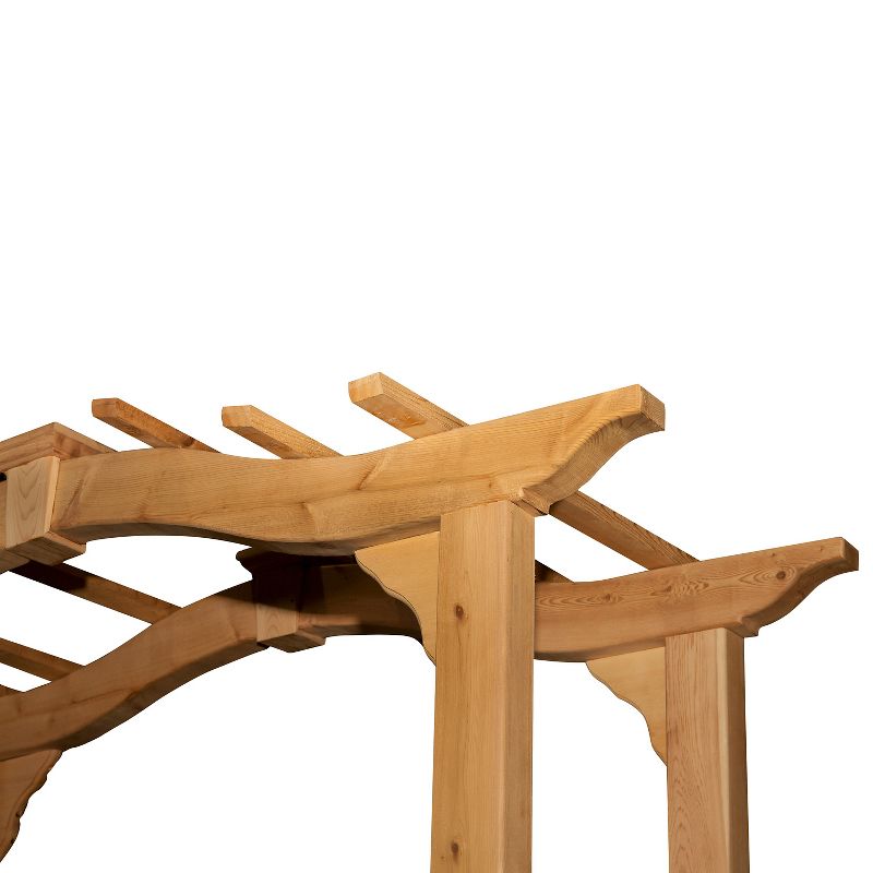 Westwood 18" Cedar Arbor Garden Decorative Structures - Brown - Arbors - Vita