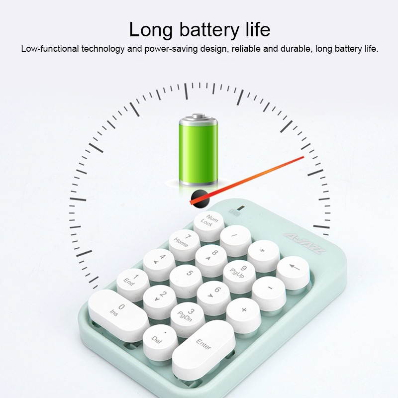 Ajazz AK18 2.4G Mini Wireless Numeric Keyboard