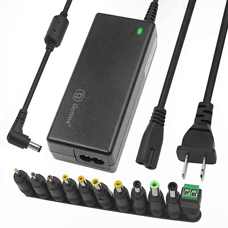 24V 2.5A Power Supply, 60W AC Adapter Switching for LED Strips, LCD Monitor, 3D Printer, with 5.5 X 2.1 mm DC Plug and 11 Pcs DC Jack Connector.