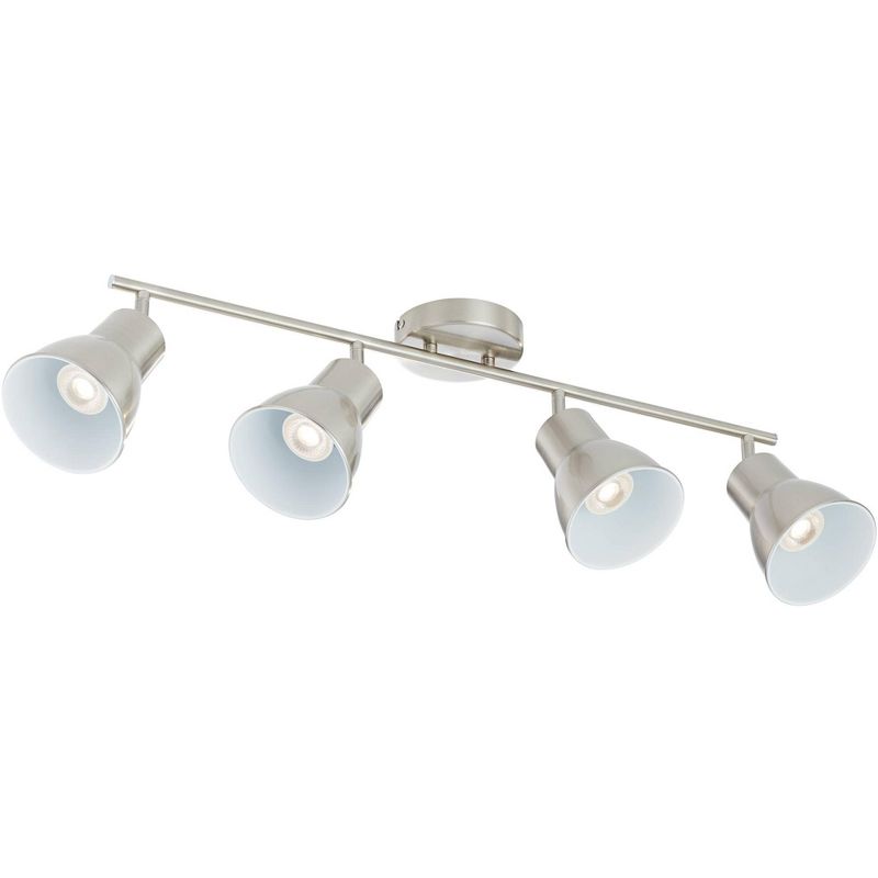 Pro Track Brushed Steel 27.5" Wide LED Track Kit Fixture