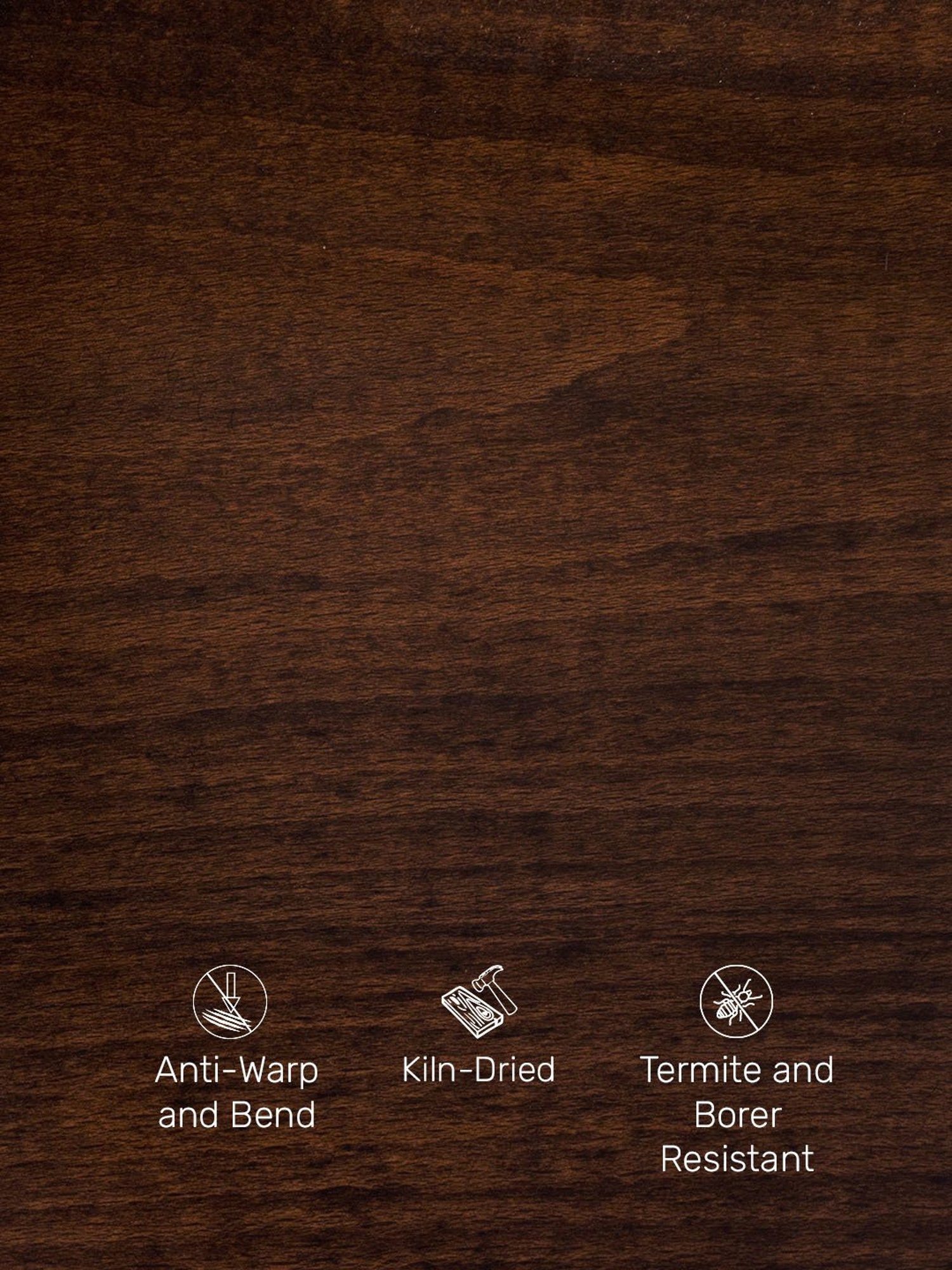 Durian Reagan Walnut Brown & Navy Blue Solid Wood Veneer Bench